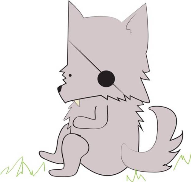 Picture of Grey Wolf SVG File