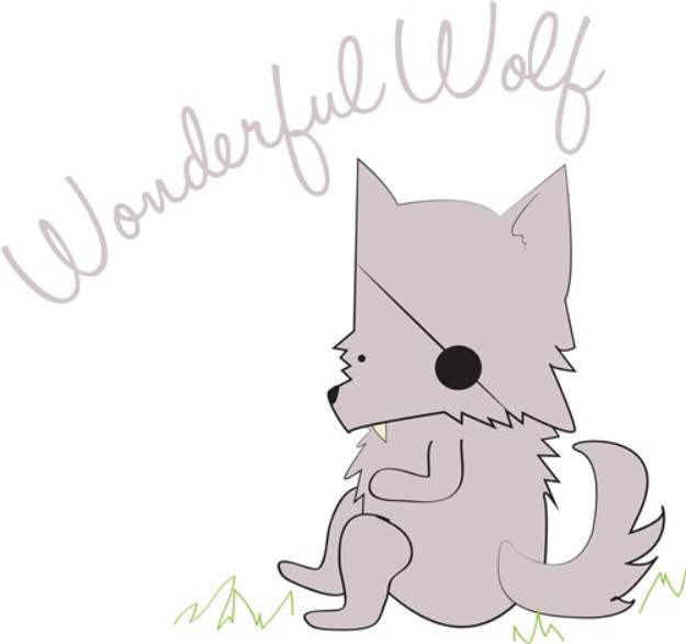 Picture of Wonderful Wolf SVG File