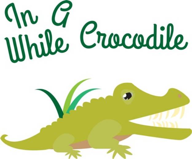 Picture of In Awhile Crocodile SVG File
