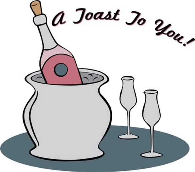 Picture of Toast To You SVG File