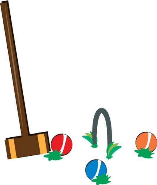 Picture of Croquet SVG File