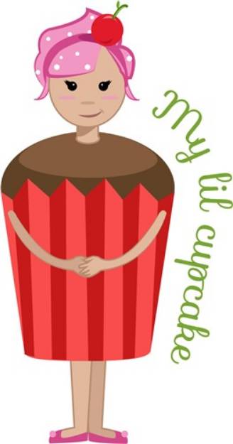 Picture of My Lil Cupcake SVG File