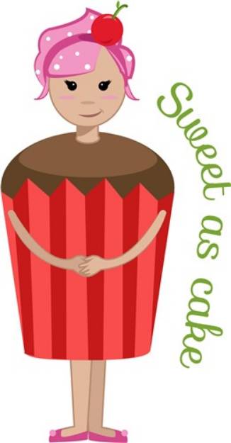 Picture of Sweet As Cake SVG File