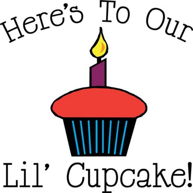 Picture of Our Lil Cupcake SVG File