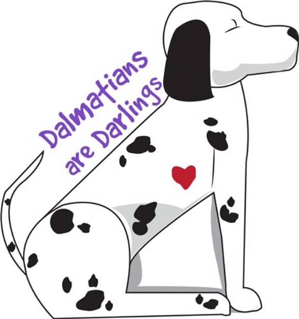 Picture of Darling Dalmations SVG File