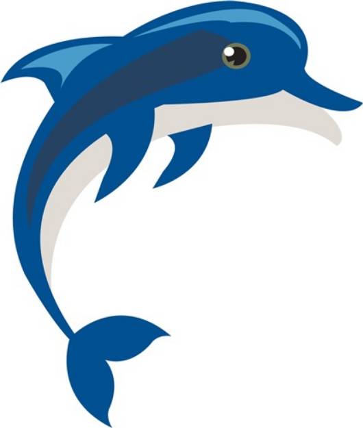 Picture of Dolphin SVG File