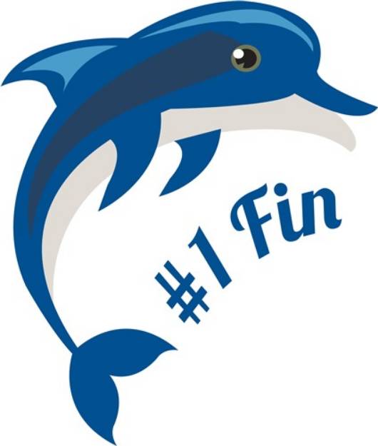 Picture of #1 Fin SVG File