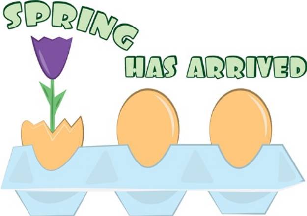 Picture of Spring Has Arrived SVG File