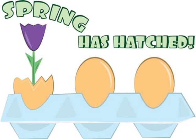 Picture of Spring Has Hatched SVG File