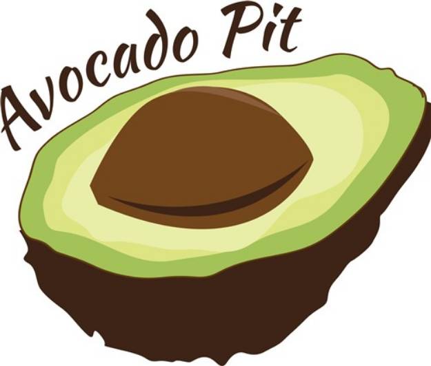 Picture of Avacado Pit SVG File