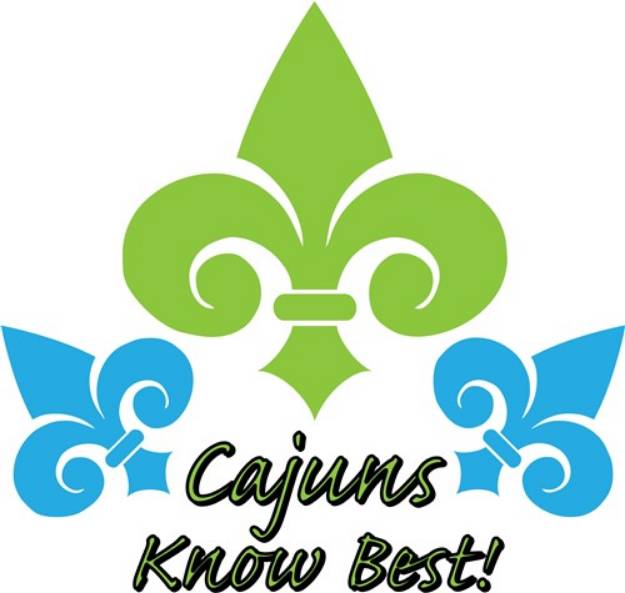 Picture of Cajuns Know Best SVG File