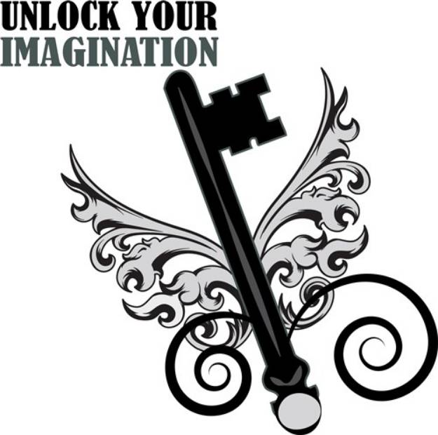 Picture of Unlock Imagination SVG File