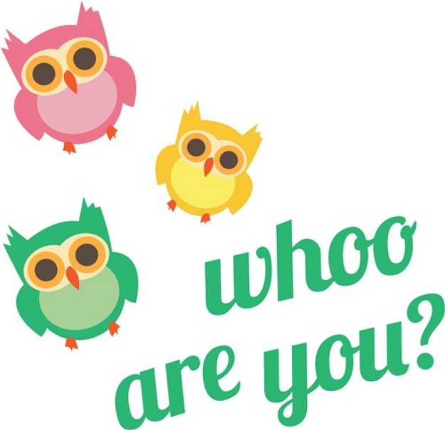 Picture of Whoo Are You? SVG File