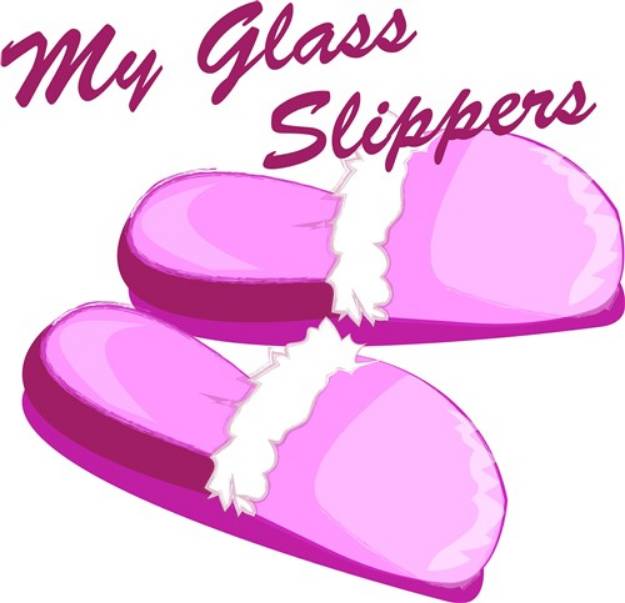 Picture of My Glass Slippers SVG File