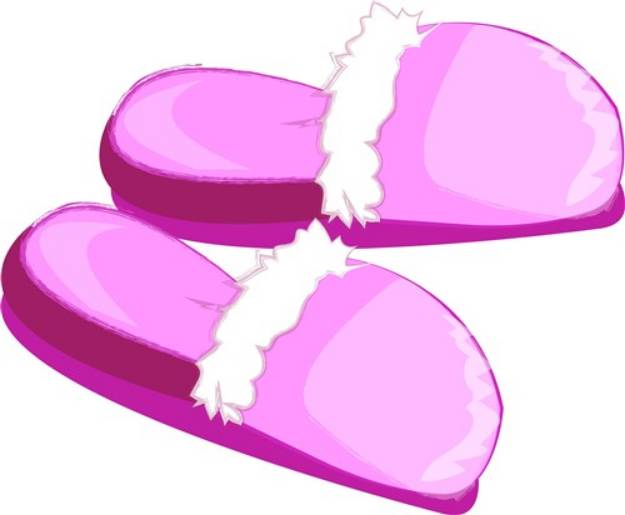 Picture of Pink Slippers SVG File
