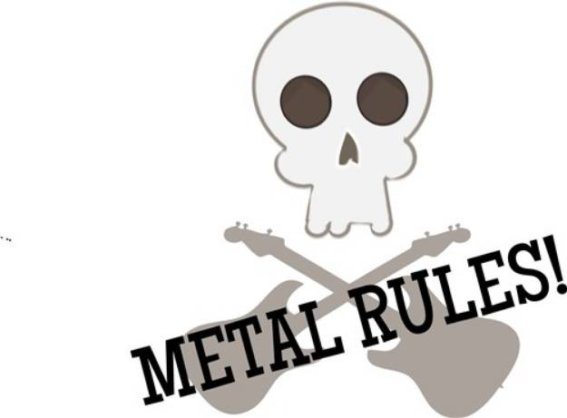 Picture of Metal Rules SVG File