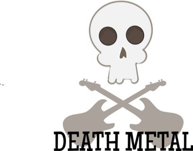 Picture of Death Metal SVG File