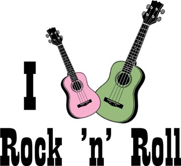 Picture of I Rock n Roll SVG File