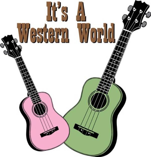 Picture of Its a Western World SVG File