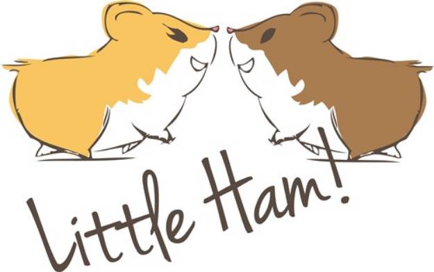 Picture of Little Ham! SVG File