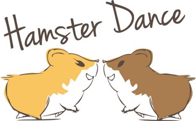 Picture of Hamster Dance SVG File