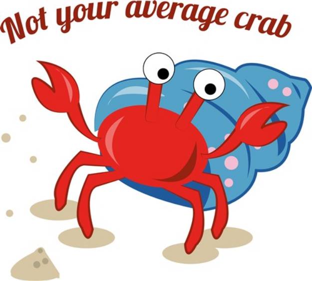 Picture of Average Crab SVG File