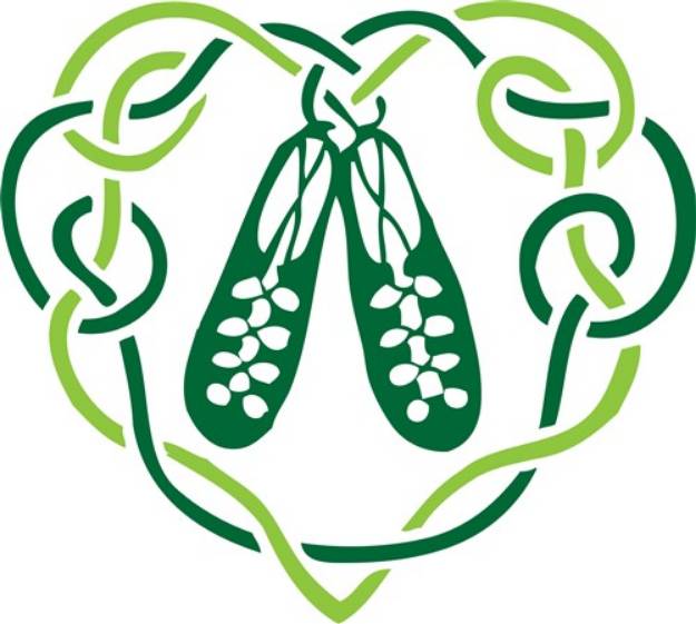 Picture of Celtic Heart Shoes SVG File