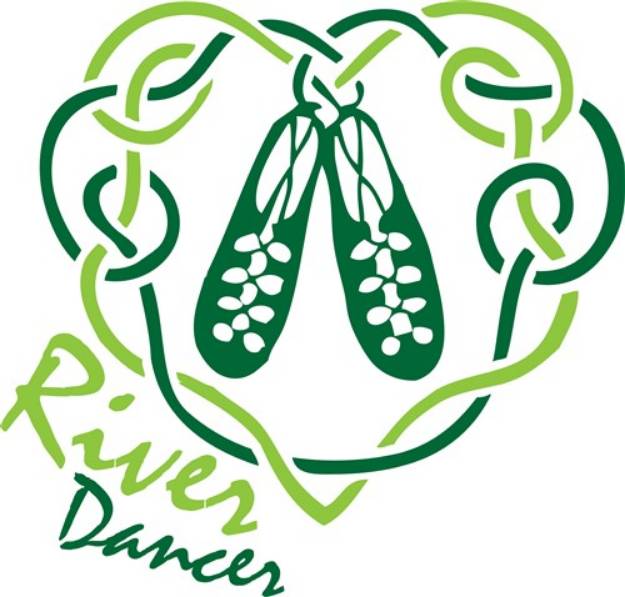 Picture of River Dancer SVG File