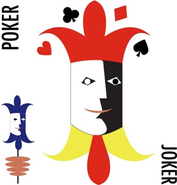 Picture of Poker Joker SVG File