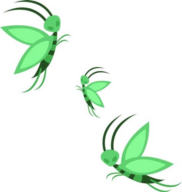 Picture of Green Faries SVG File