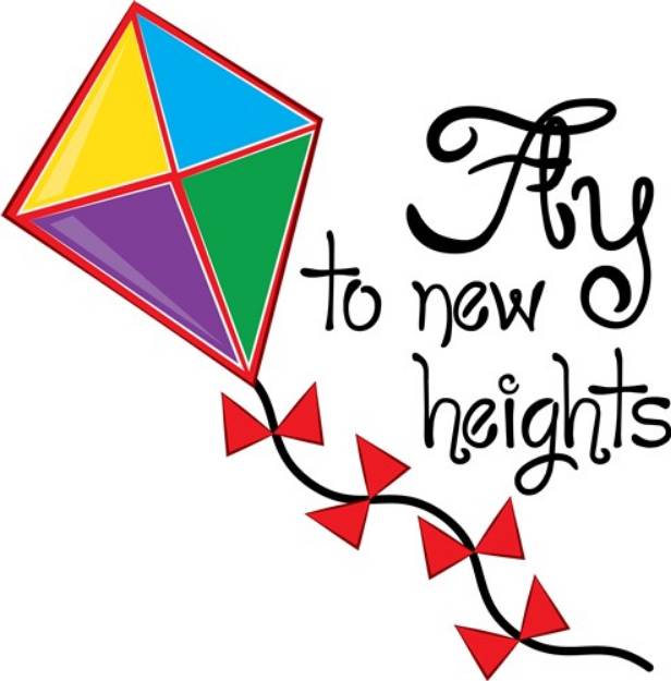 Picture of Fly to New Heights SVG File