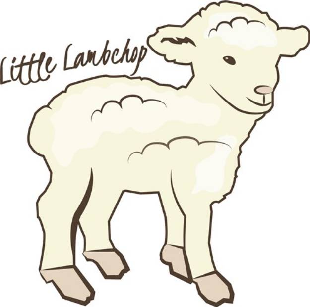 Picture of Littlie Lambchop SVG File