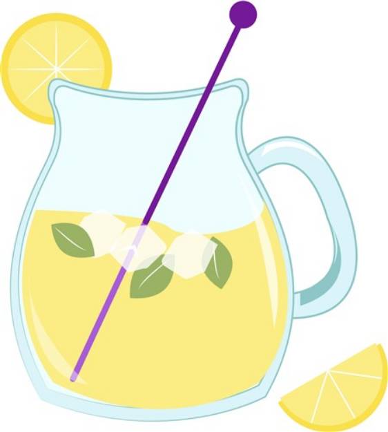 Picture of Pitcher of Lemonade SVG File