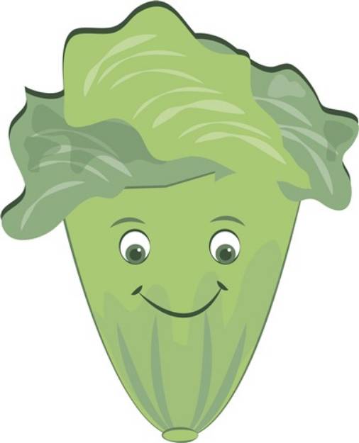 Picture of Lettuce Face SVG File