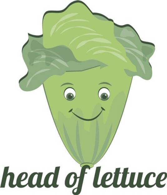 Picture of Head of Lettuce SVG File