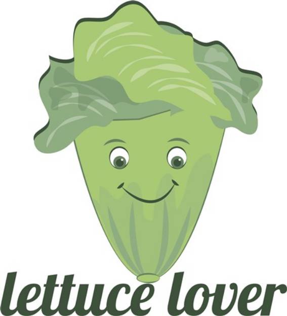 Picture of Lettuce Lover SVG File