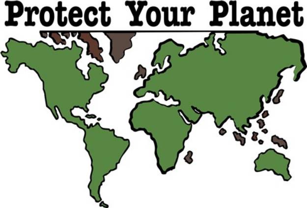 Picture of Protect Your Planet SVG File