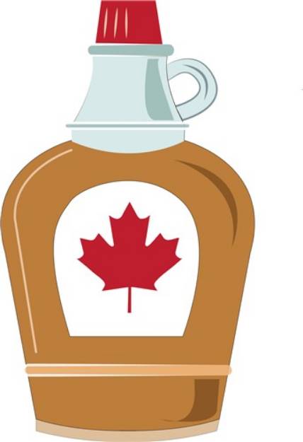 Picture of Maple Syrup SVG File