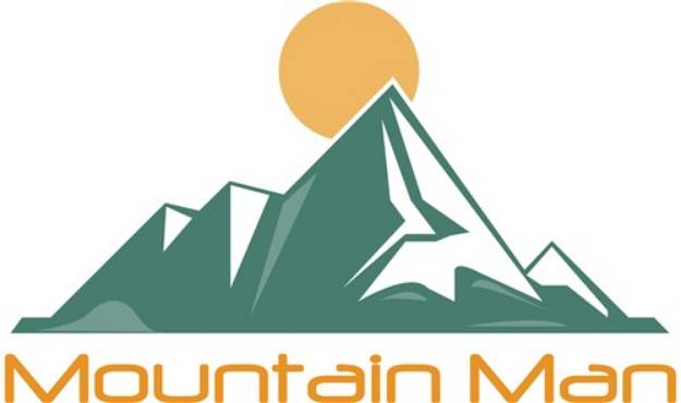 Picture of Mountain Man SVG File