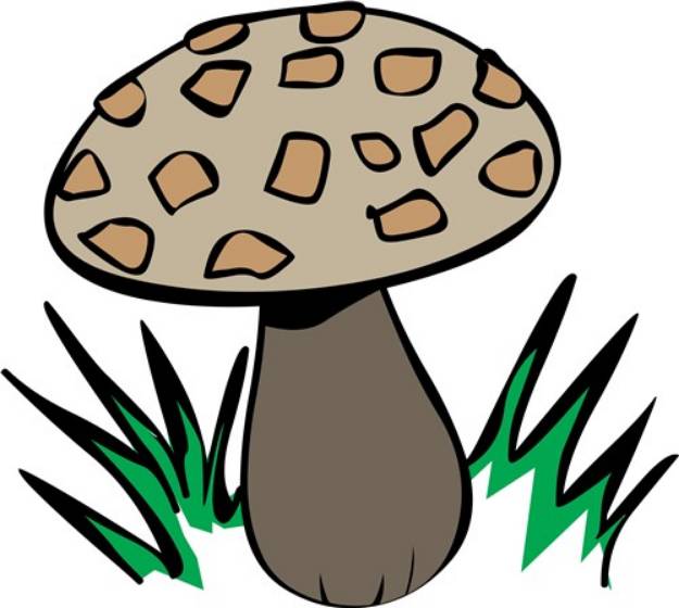 Picture of Growing Mushroom SVG File
