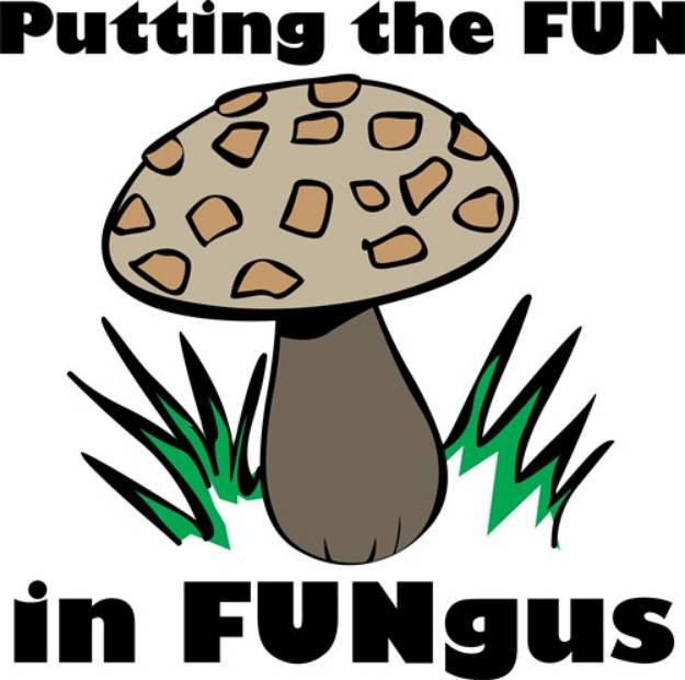 Picture of Fun in Fungus SVG File