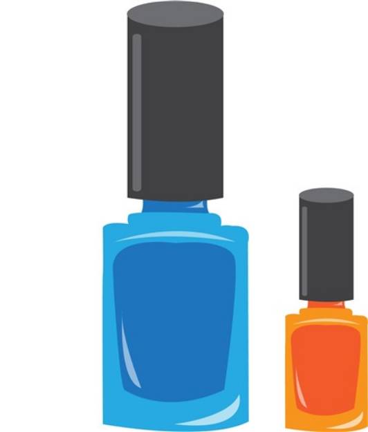 Picture of Nail Polishes SVG File