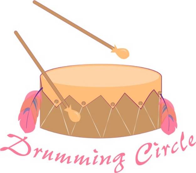 Picture of Drumming Circle SVG File