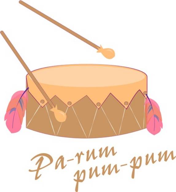 Picture of Pa-rum Pum SVG File