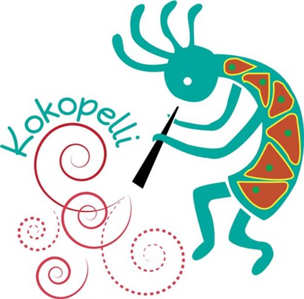 Picture of Kokopelli SVG File