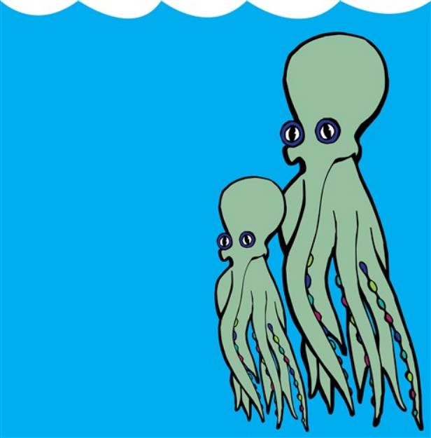 Picture of Octopi SVG File