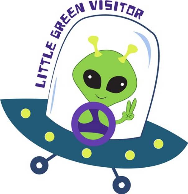 Picture of Green Visitor SVG File