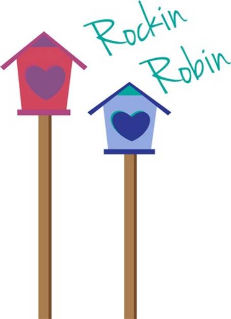 Picture of Rockin Robin SVG File