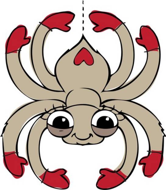 Picture of Spider Heart SVG File