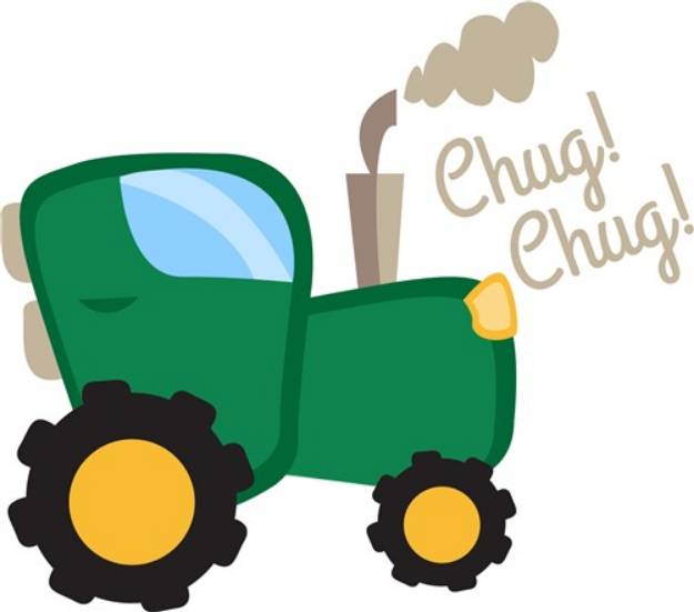 Picture of Tractor Chug SVG File